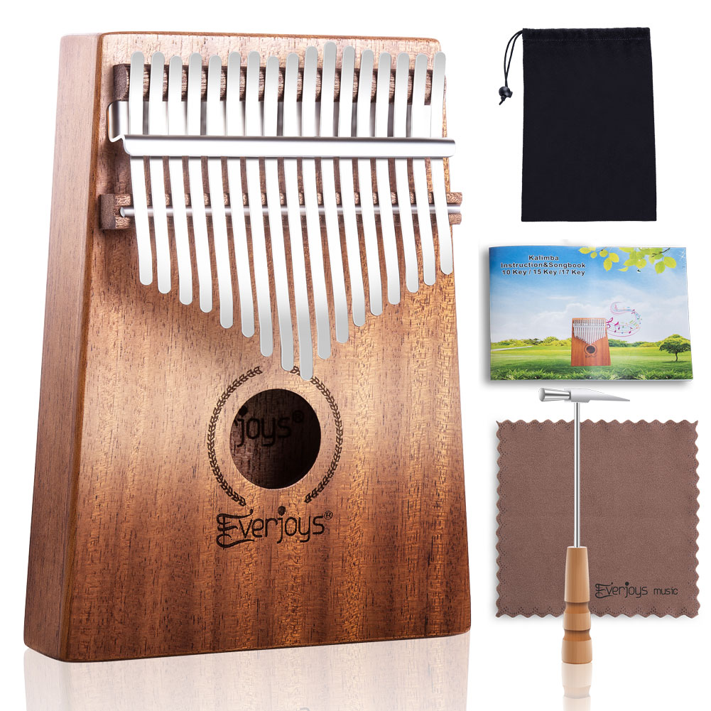 Kalimba Mbira Sanza - 17 Tasten Daumen Klavier Anfänger Set